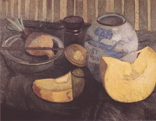 Stillleben mit Kürbis